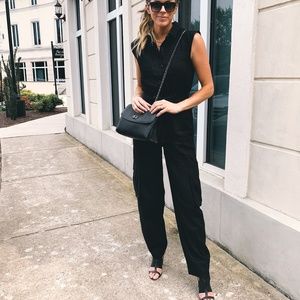 LPA Black Cargo Jumpsuit